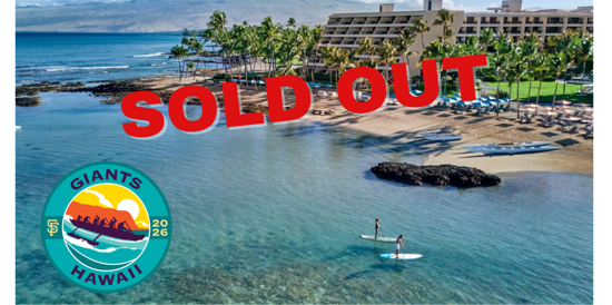 Picture of 2026 Giants Vacations in Paradise